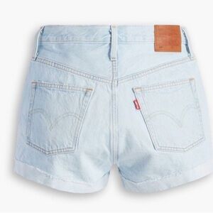 Levi's Original Fit High Rise Marbled Denim Shorts | Size 30 waist